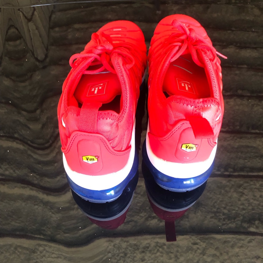 New Nike men’s Vapormax plus sneakers red 11 - Picture 4 of 4